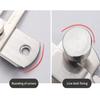 2Pcs Safety Door Lock 90/180 Degree Sliding Door Locks Privacy Door Bolt Lock for Outdoor, Garage, Window