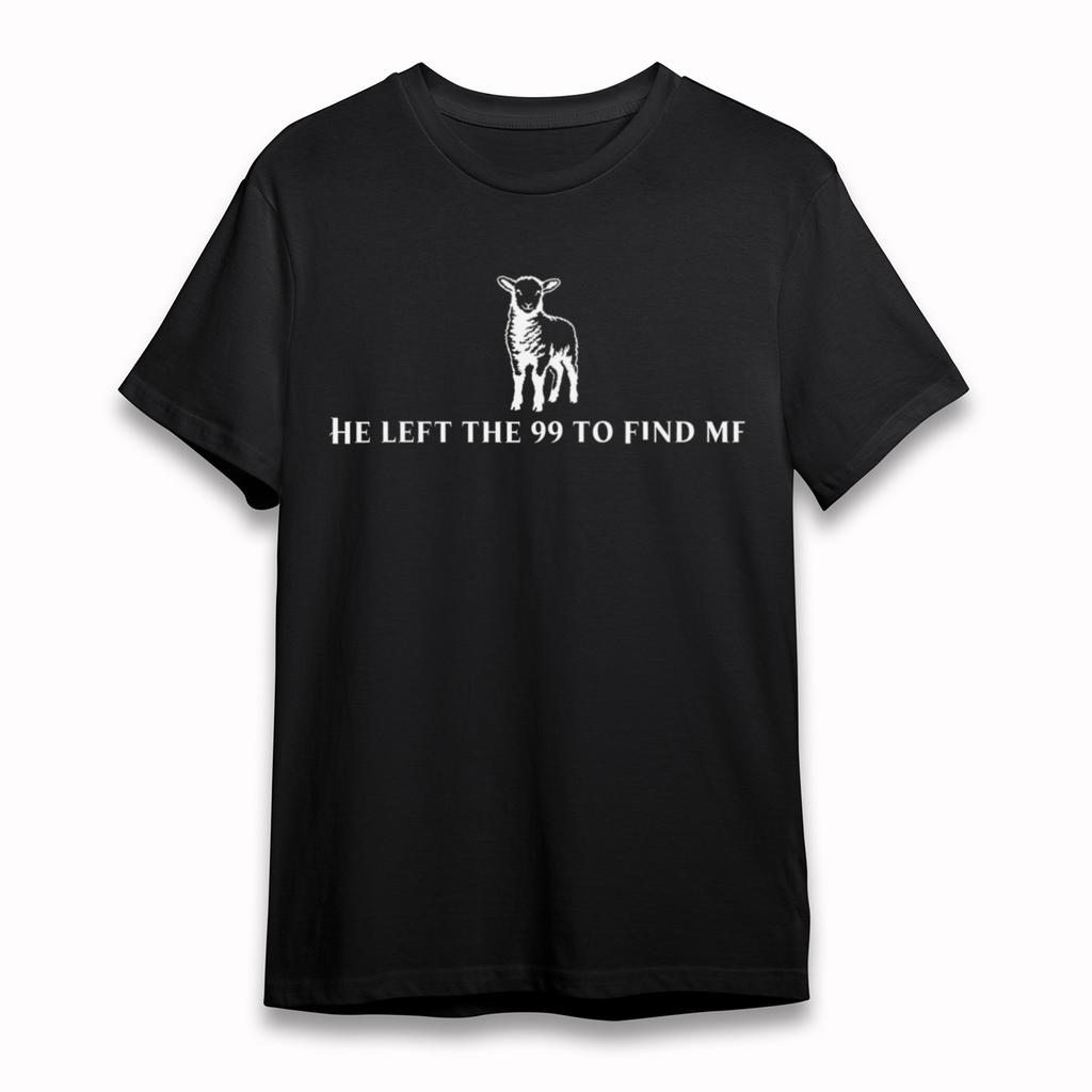 Women's Plus Size Comfy Classic T-Shirt Mens Womens Tees Top Cute White Lamb Animal Silhouette Tee