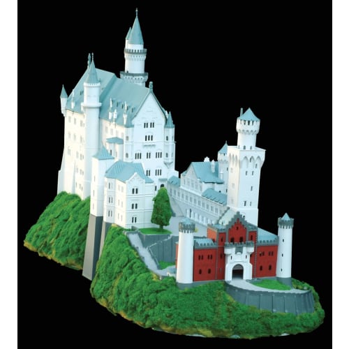 Doyusha 1/220 Western Castle Neuschwanstein Castle Color Plastic Model NSC Molded Color
