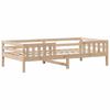 vidaXL Massivholzbett ohne Matratze 90x190 cm Kiefernholz