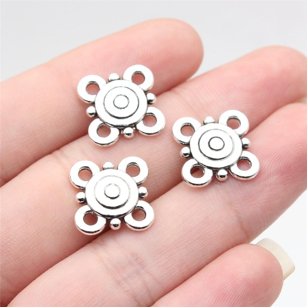 Accessories Parts Four-Hole Necklace Connector Wedding Jewelry Findings TA023