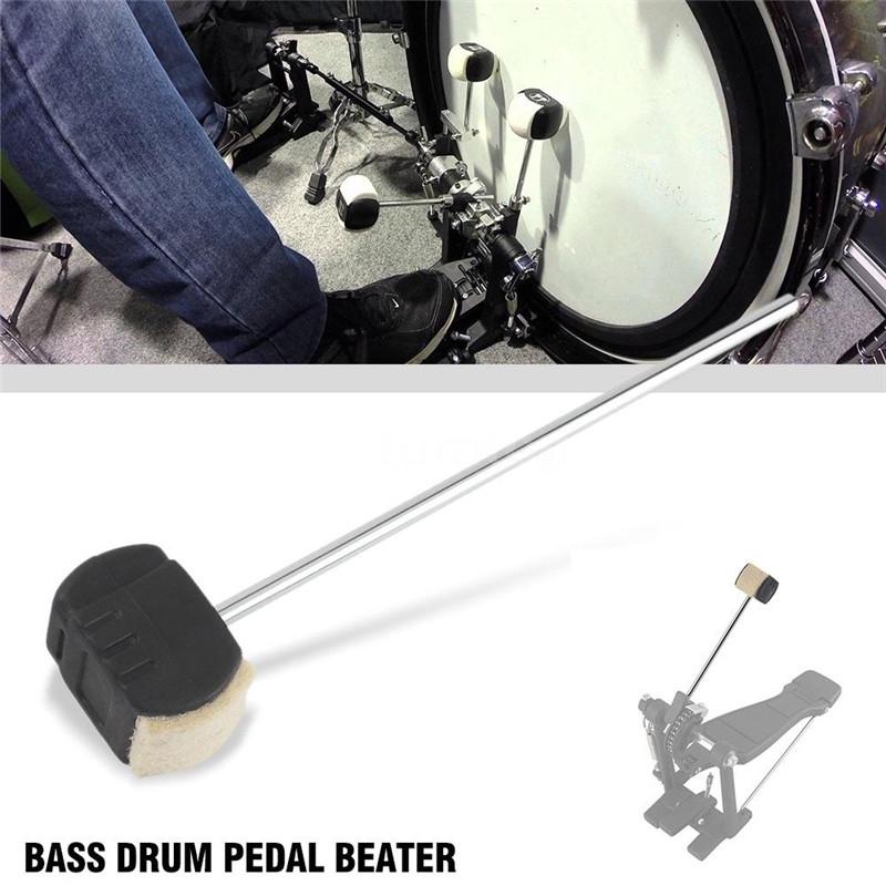 Buy Bass Drum Pedal Beater Wool Felt Stainless Steel Handle Percussion