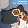 Yousheng Katzenfuttermatte Rutschfest Wasserdicht mit erhöhtem Rand Auslaufsicher Hält Ordnung Haustierfuttermatte Hund Katze Zubehör