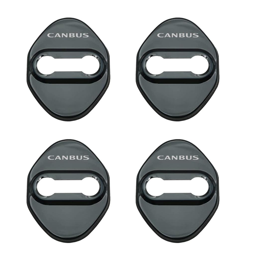 Haoshilianfa Door Striker Covers for Daihatsu New Move Canbus LA850 2022 Stainless Steel Door Lock Easy Set of 4 (LA850S, LA860S, Series) (July