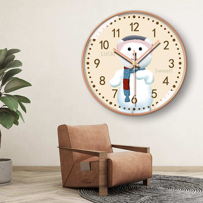 12 Inch 30cm Hengqi Home Wall Clock Bedroom Living Room Silent Creative Clock Fashion Simple