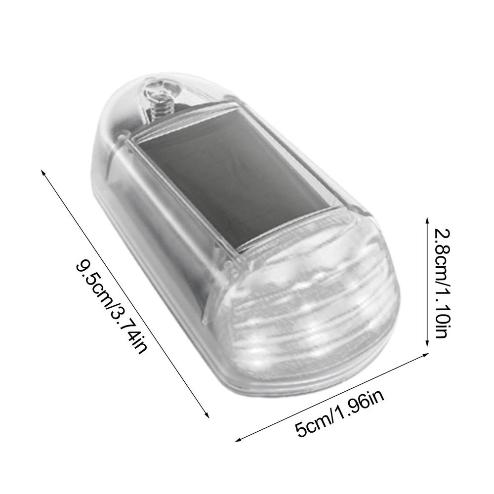 Wireless Cab Lights For Truck 12-LED No Drill Car Cab Lights Waterproof Solar Power Cab Marker Lights Adhesive Most Cars RVs