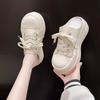 Muffin thick-soled heightening little white shoes bag head half slippers women's 2025 new spring and autumn one-pedal office casual board shoes