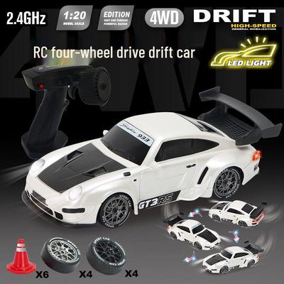 RC Drift Car: High-Speed, Variable Speed, 4WD, Rechargeable Remote Control Model for Kids