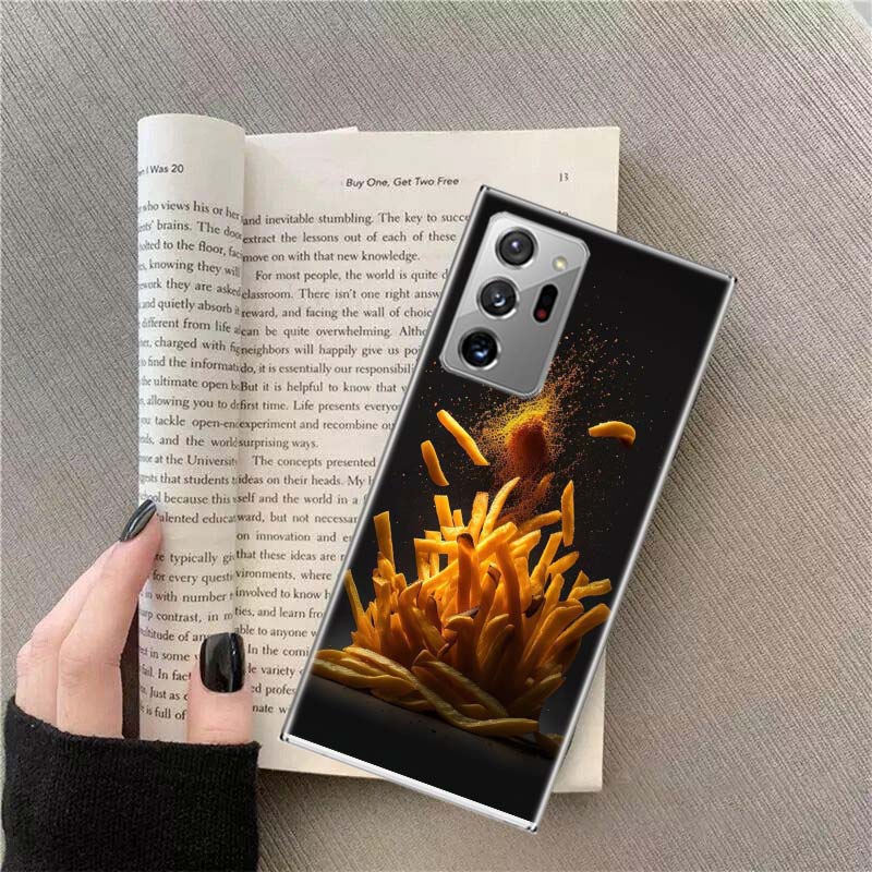 Food Fries Beer Cheese Sushi Cookie Phone Case for Samsung A17 A37 A57 A54 A14 A24 A34 A07 A04S A02S A12 A22 A32 A52S A16 A26 A3