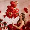 Heart Shaped Foil Balloons  Valentine's Day Qixi Festival Balloons Weddings, Birthdays