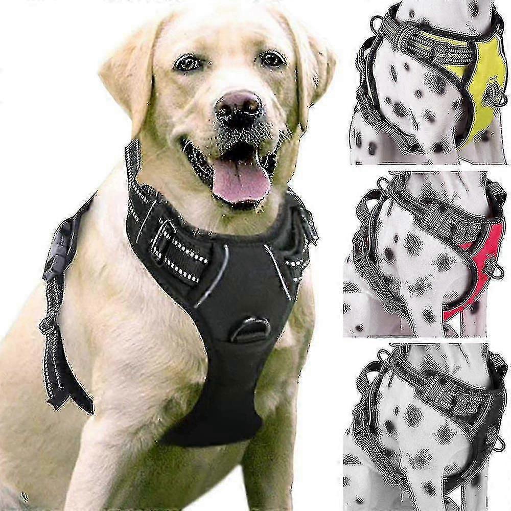 No-Pull Padded Adjustable Dog Harness for Large Breeds,Training and Outdoor Walking