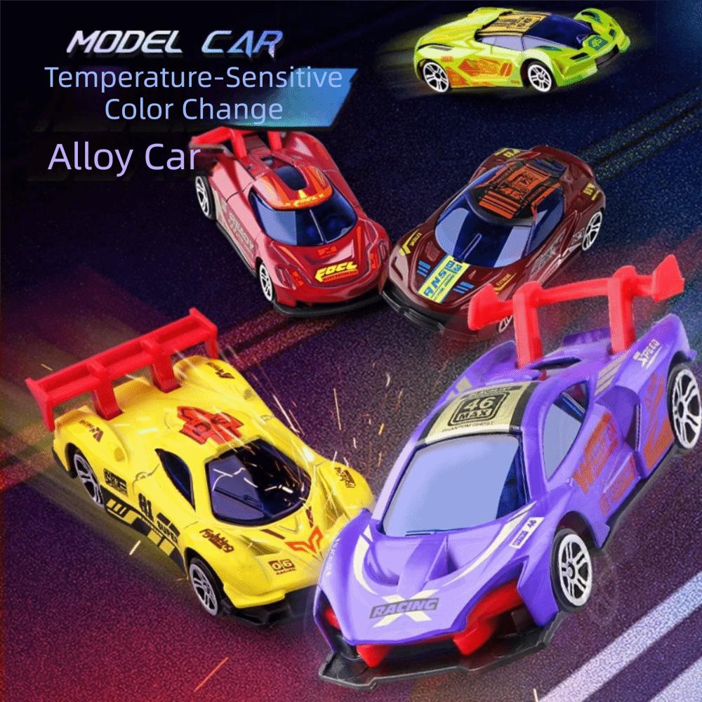 Temperature Sensitive Racing Car Model Crash-Resistant Pull Back Car Color Changing Car Kids Toy