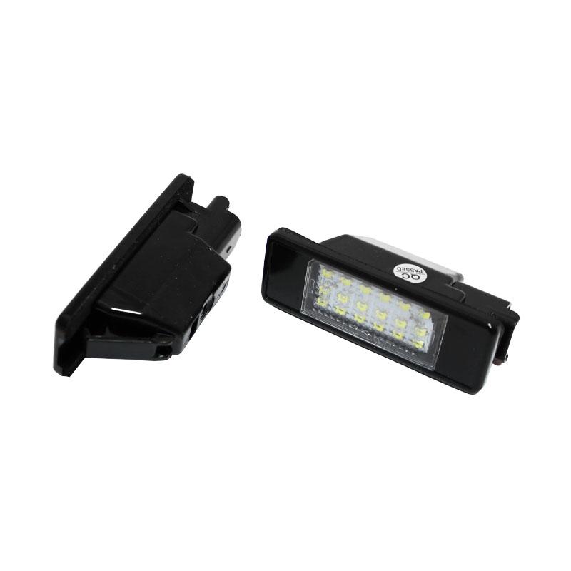 2pcs For Nissan X-Trail T30 T31 Qashqai J10 J11 Primera P12 Pathfinder R51 Juke F15 License Plate Light Assembly