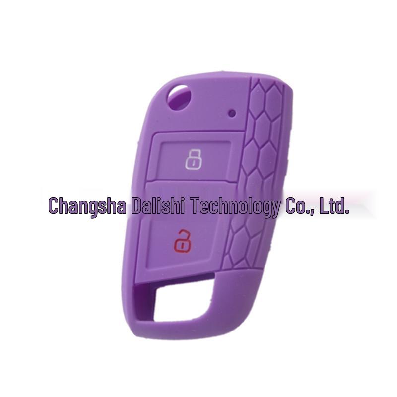 Silikon-Schlüsselabdeckung für Volkswagen Golf 3-Tasten Klappauto