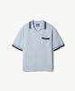 STCO Diems Contrast Tip Open Collar Knit Blue (Oversized)_Lktwb62Osl