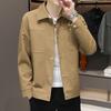 2025 Fall/Winter New Jackets for Young Men Cold-proof Fashion Jackets Stand Collar Tops Men's Warm Workwear with Plush