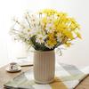 5 Köpfe Künstliche Blume Kamille Simulation kleine Gänseblümchen Hochzeit Zuhause Festival Vase DIY Fotografie Dekoration Requisiten Tisch