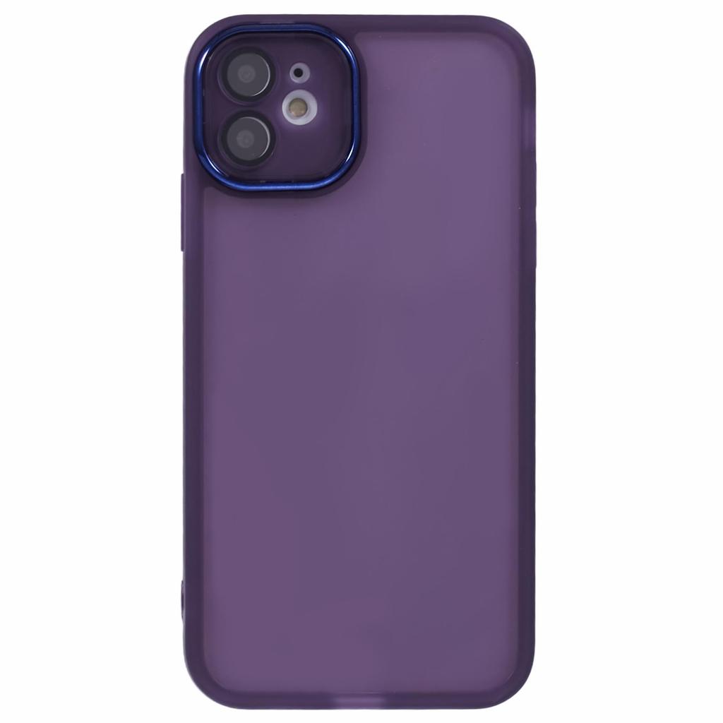 DKSM Series For iPhone 11 Case Electroplated Camera Frame TPU Phone Cover