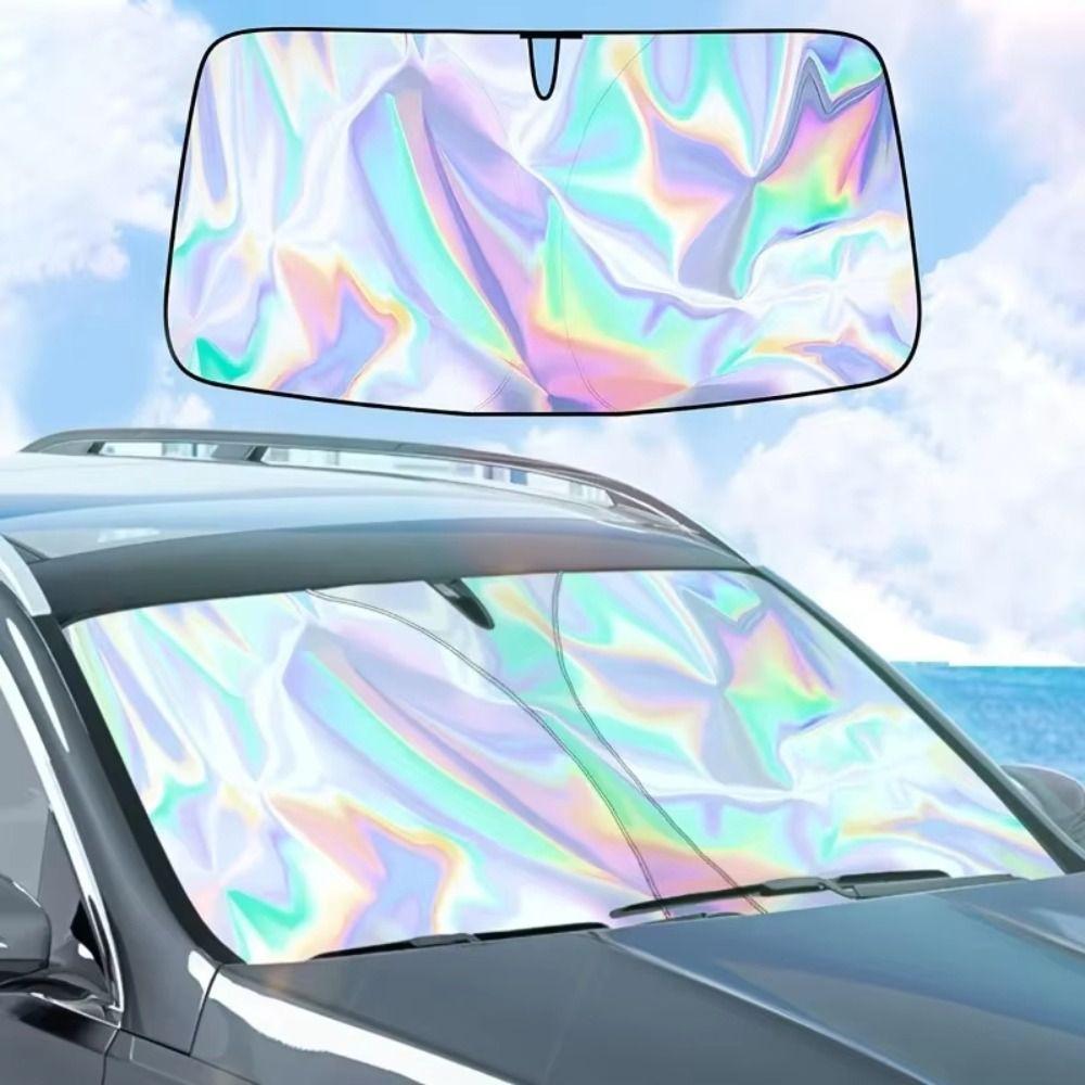 Foldable Car Windshield Sunshade Anti-UV Car Sun Visor Cover Front Window