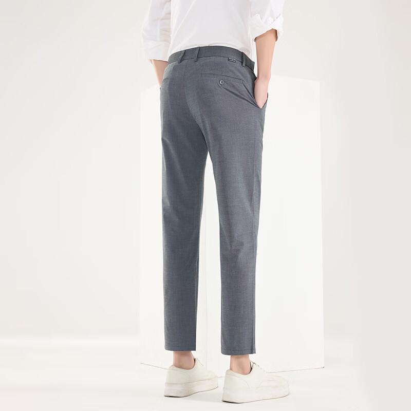 Fengxun Men's Business Casual Ankle Pants
