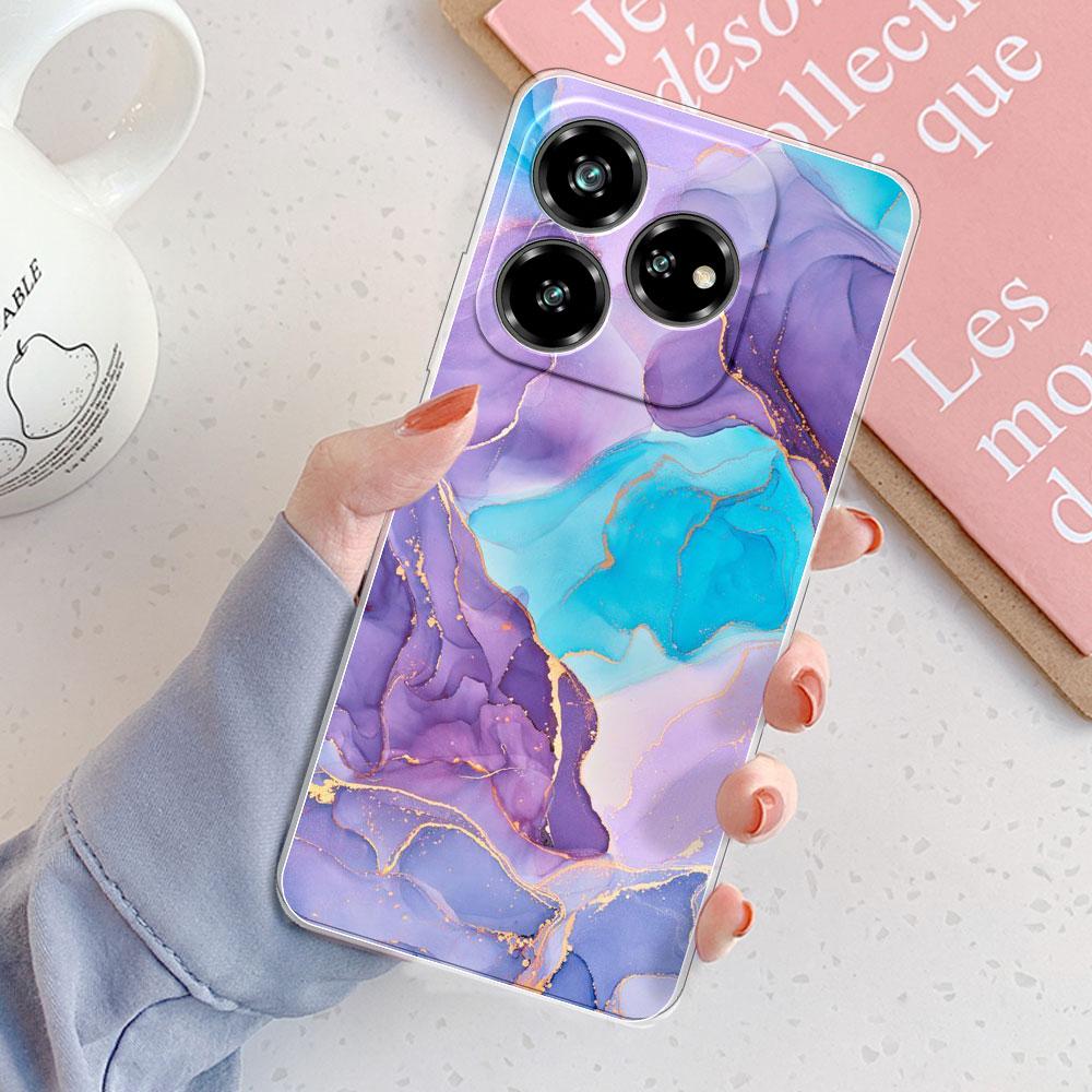 Pour ZTE Axon 60 4G Coque Pour ZTE Blade V60 4G Housse Pare-chocs Résistant aux Chocs Transparente Souple Silicone TPU Coque de Téléphone sur ZTE Blade V40S Funda