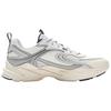 Li Ning Sports Life Collection Synthetic Leather, Textile Cushioning Low Top Chunky Sneakers Men's Ivory Gray AGCV433-4//