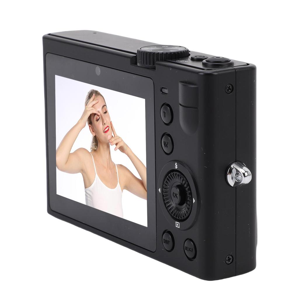 64MP 5K Photo Video Camera WIFI Rear Front Double Lens 2.8 Inch Touch Screen Beauty Camera with Fill Light for Selfies