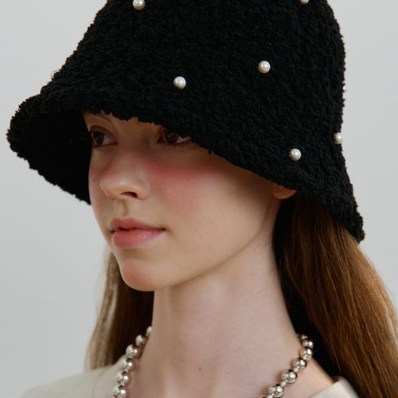 

DEW E DEW E [Dew Heart Dewy] Жемчужная панама (2 цвета) WHITE