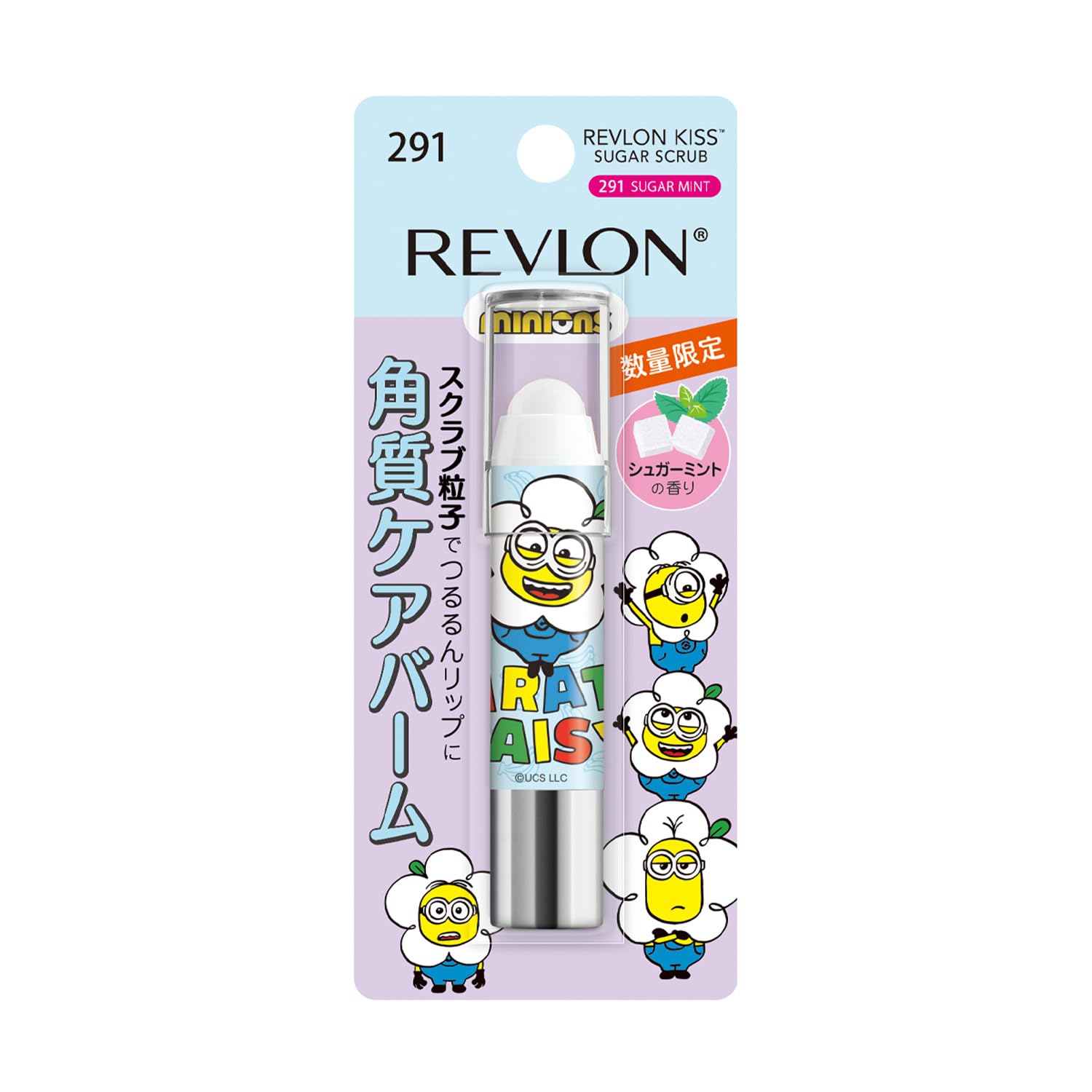 

Ограниченный Revlon Kiss Sugar Scrub Minion 291 Sugar Mint Освежающий аромат сахарной мяты Увлажняющий отшелушивающий уход для губ Скраб для губ [Упаковка EC] 2,6 г