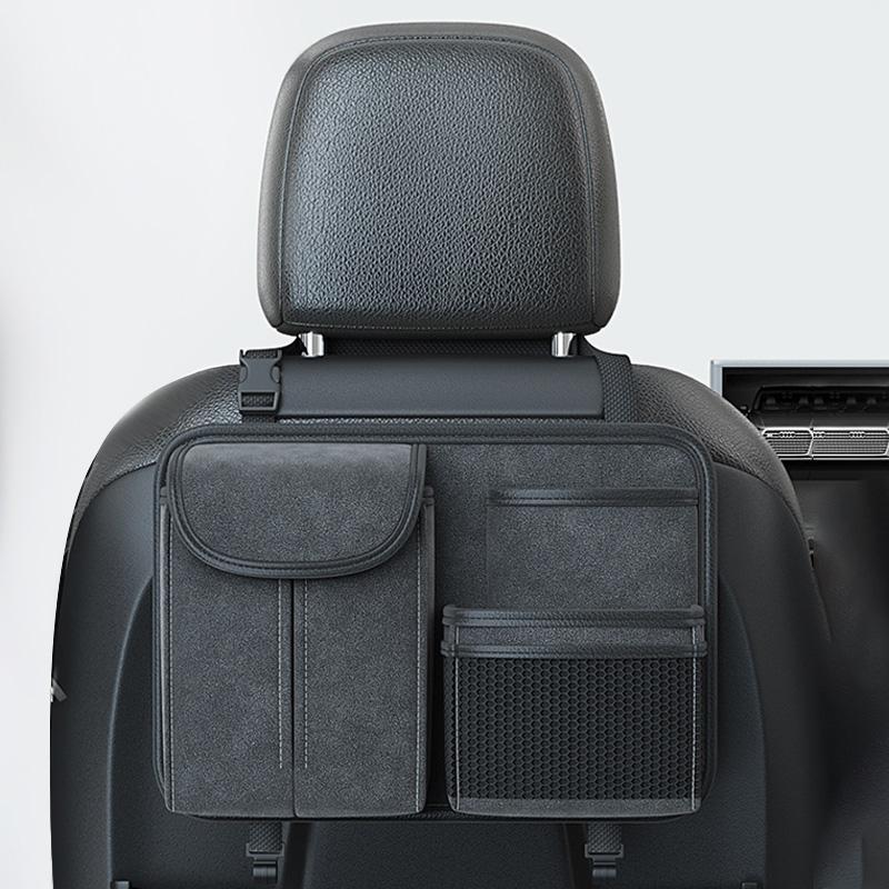 Car Seat Back Hanging Storage Organizer Bag Multi Creative Napkin Holder Cup Umbrella Mobile Phone Travel Leather Capacity Pouch