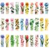 30 pezzi Ecco la Serie Segnalibri Colori Primavera: Materiali Artistici Creativi Portatili Semplici per Segnalibri per Libri di Carta per Lettura Ins