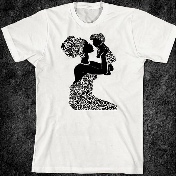 Black History Month T-Shirt African Culture Nubian Shaka Zulu Tribal Djembe Tee S