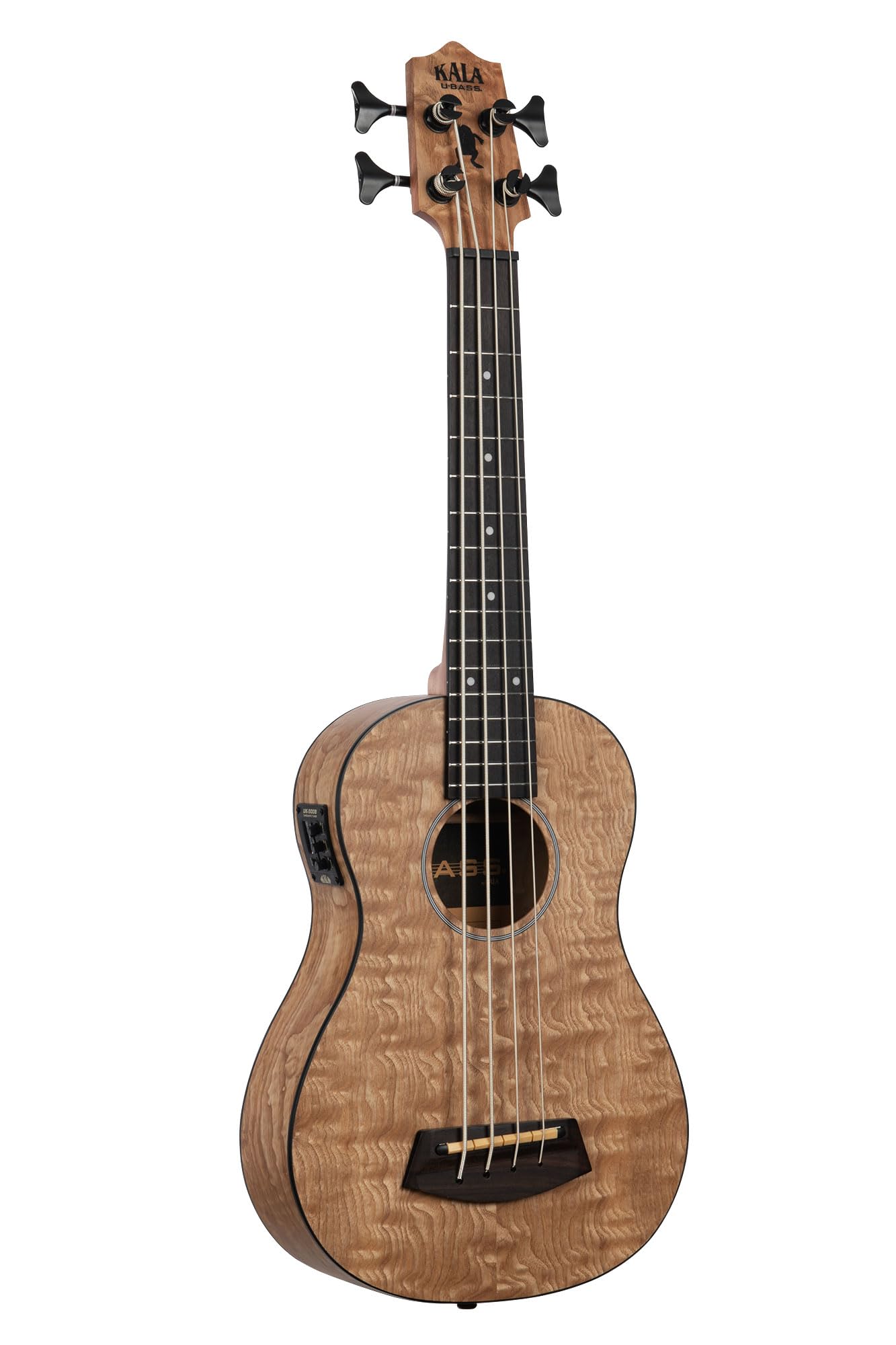 

KALA U Bass Ukulele Bass Exotic Wood Series Quilted Ash Body Round Wound String Specifications UBASS-QA-FS [Gig Bag Included]