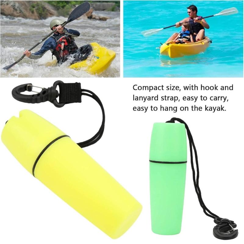 Dry Storage Box with Lanyard Hook Kayak Sealed Bottle Water Resistant Diving Seal Box for Swimming