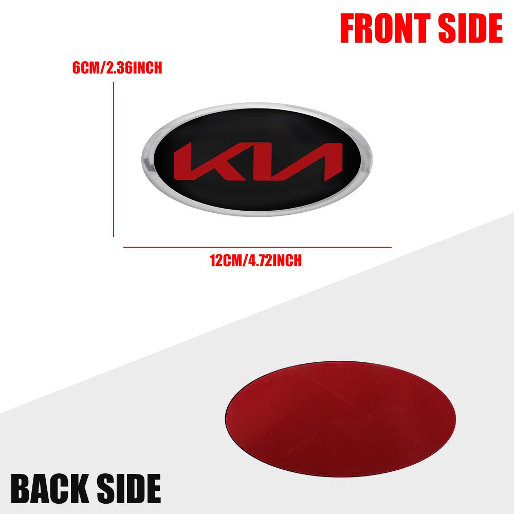 1pcs 3D Car Emblem Center Badge Sticker Decal Styling Accessories For KIA Rio Ceed Sportage Cerato Soul Sorento K2 K5 Picanto