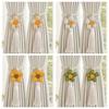 1Pcs Pumpkin Shape Curtain Tieback Elastic Band Curtain Rope Holders  Kids Room