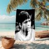 Proof Beach Towel with Singer Cliff Richard Pattern - Soft,absorbent,quick-drying,machine Washable - Perfect for Swimming,camping,bathing
