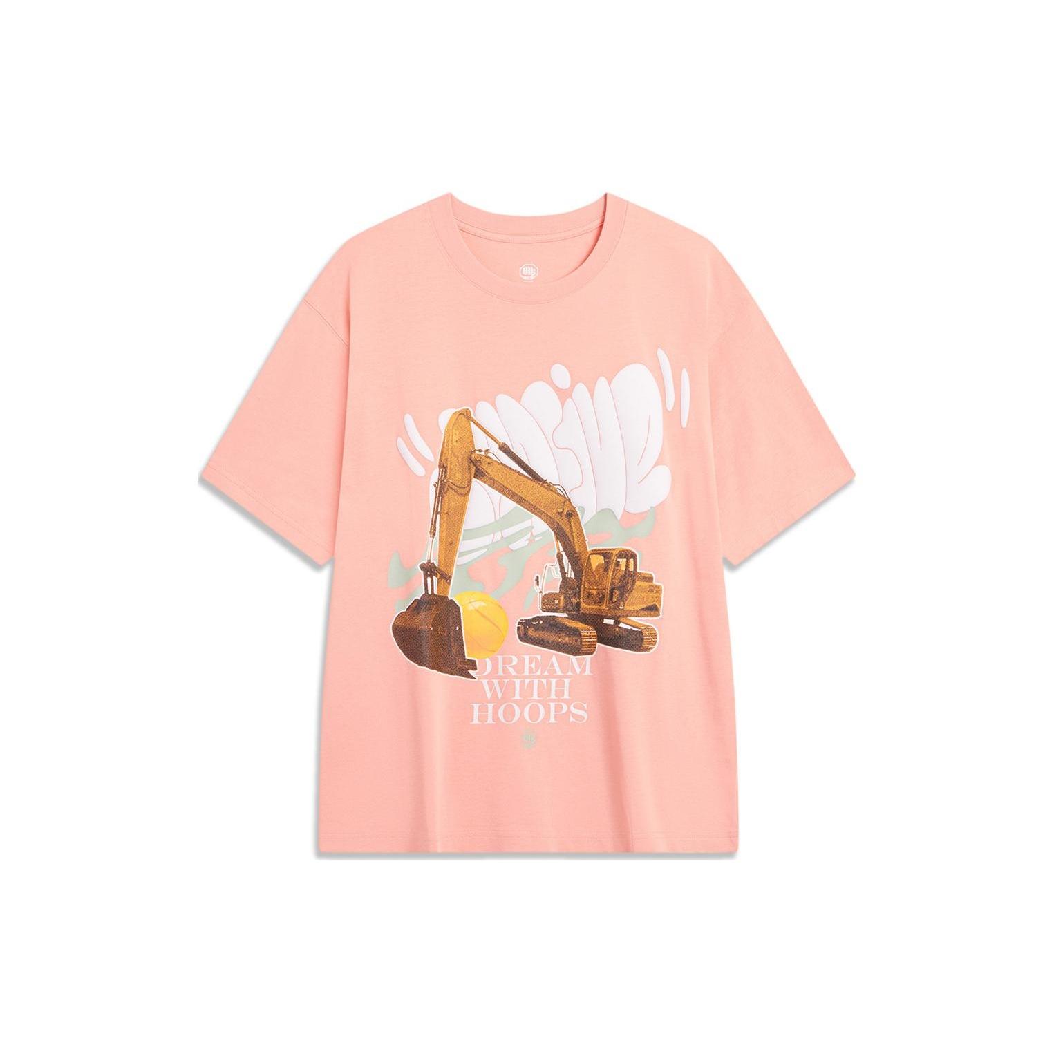 Li-Ning BadFive Graphic T-shirt Pink Men s AHST909-2 XL