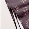 Dark brown variegated leaf flower design polyester microfiber beach towel is highly absorbent, suitable swimming beach outings
