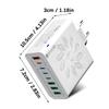 High Speeded USB Charger Adapter 8 Port Intelligent Power Delivery For Simultaneous Smartphones Tablets Multiple Devices