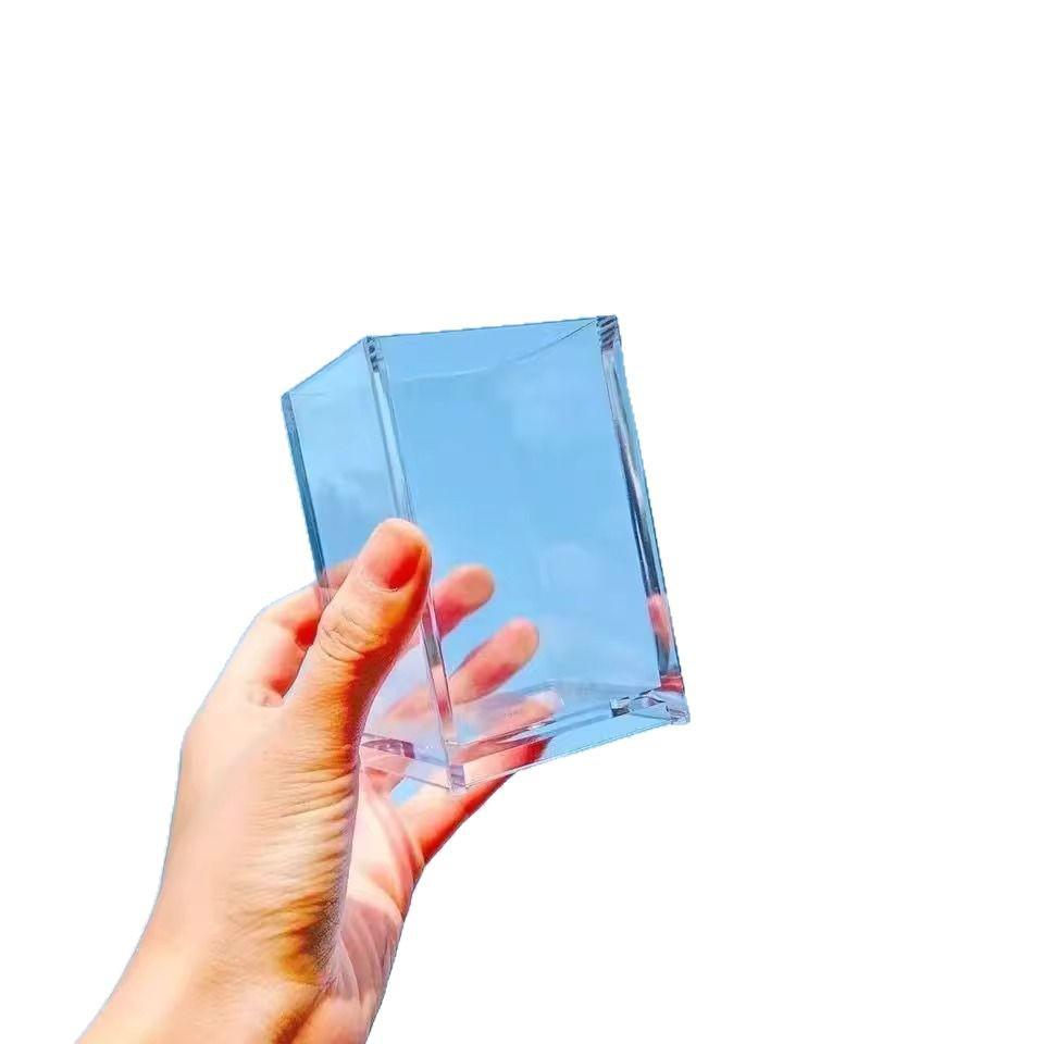 Acrylic Transparent Pen & Pencil Holder for Desktop Organization