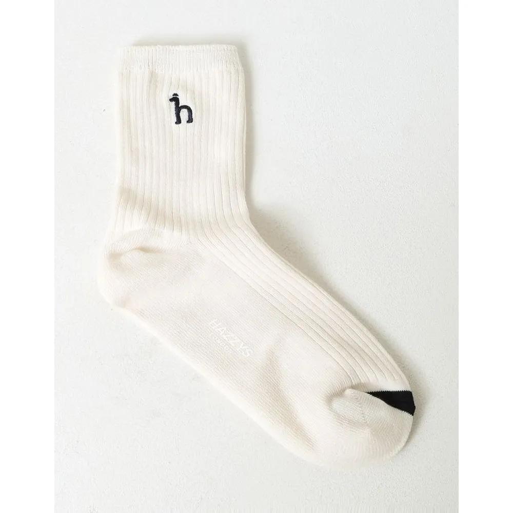 [26FW] Women's White Mid-Length Socks 3-Pair Set HISS6F221WT