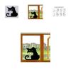 Halloween Terror Cat Shopwindow Wall Stickers Home Decor Room Mural Decals Art