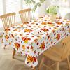 Fall Watercolor Maple Leaves Tablecloths Thanksgiving Decoration Autumn Kitchen Dining Rectangle Table Cloth Holiday Party Decor