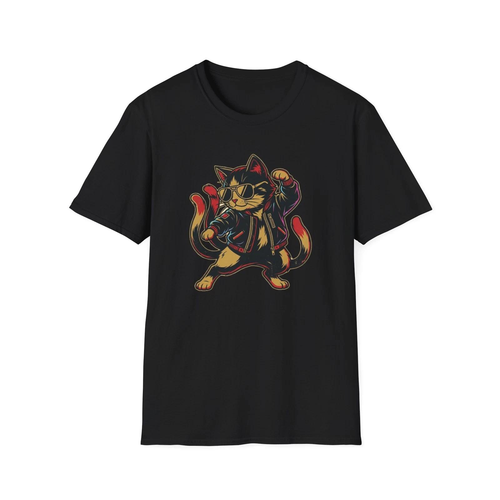 Maneki Neko T-Shirt | Japanese Lucky Cat Tee Kawaii Streetwear Gift Unisex XL