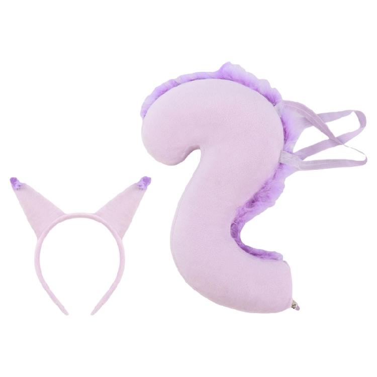 Animal Squirrel Costume Set,Squirrel Ears and Tail Set Animal Fancy Dress Kit for Birthday Party Halloween Cosplay Props