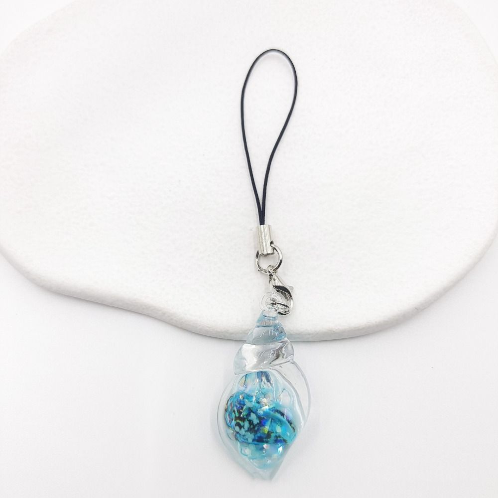 

Conch Mobile Phone Chain Night Glow Mobile Phone Strap Phone Hanging Rope Trinket Gift небо синє кольору