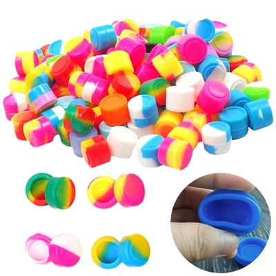 50/20/10Pcs Silicone Containers Non-stick Multi-use Storage Jars Microwave Freezer Safe Elastic Silicone Storage Container