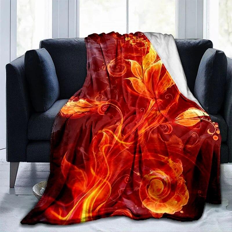 Colorful Magical Fantasy Abstract Art Printed Modern Blanket Gedruckt Bettdecke Geschenk Flannel Soft Sofa Bed Throwing Blankets