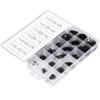 300Pcs C Clip Circlip Snap Ring Retaining Fastener Hardware Set Kit for Machine Vehicle